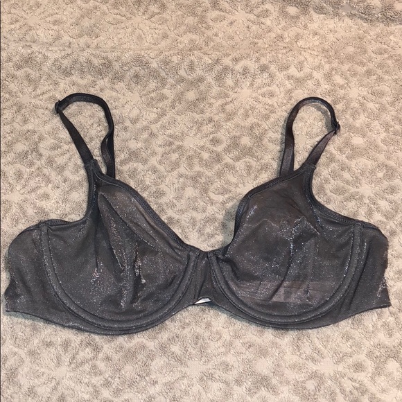 Victoria's Secret Other - Victoria’s Secret Gray Shimmer Demi Bra 34C NWT